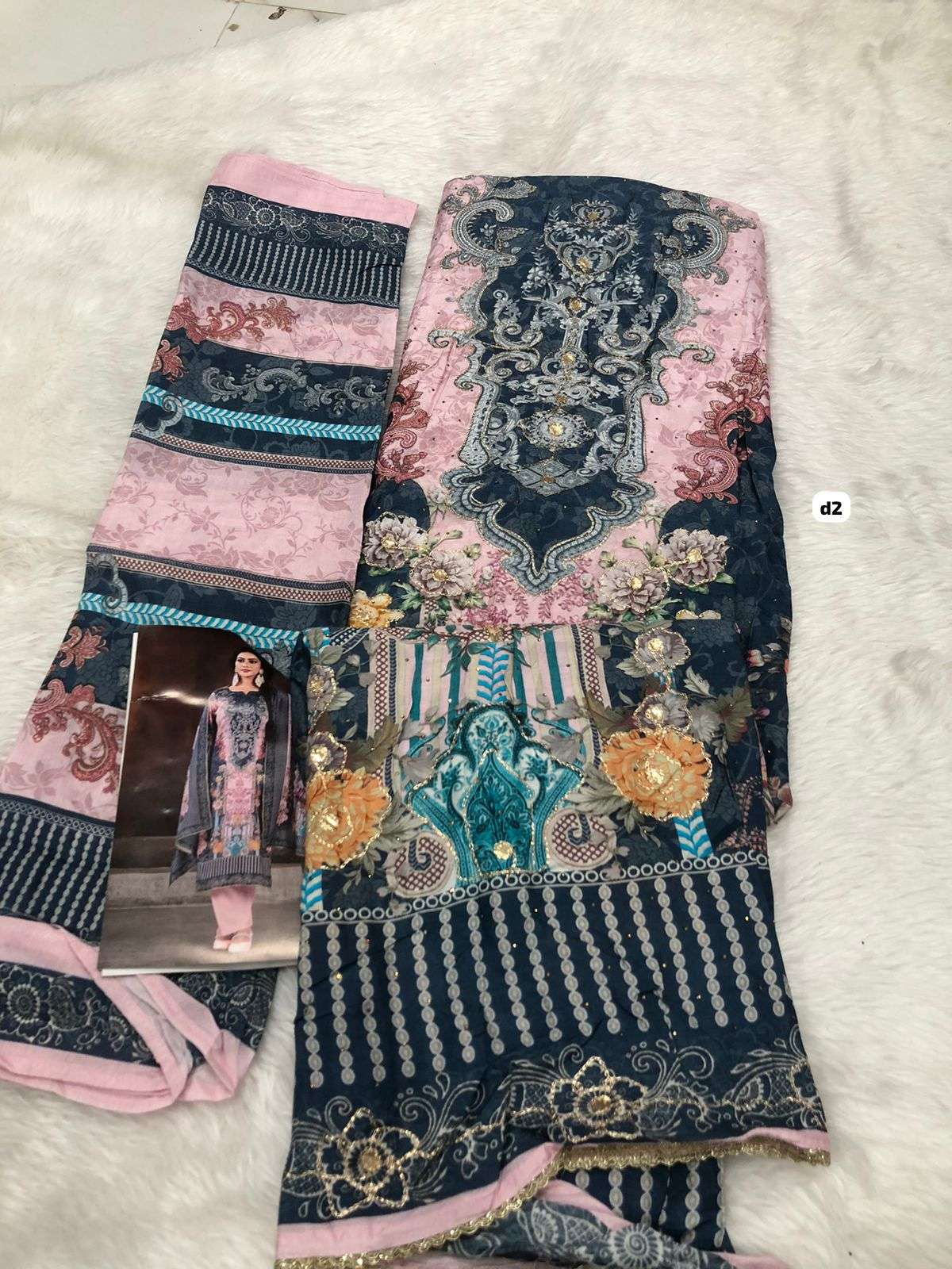 falah Premium Muslin Collection code 30356 By Falah Designer Suits